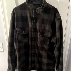 Green and black flannel